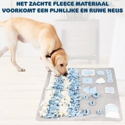 Snuffelmat Hond - Likmat Hond - Honden Speelgoed Intelligentie - Anti Schrokbak Hond - Honden Speeltjes - 100cmx100cm -Hondenbenodigdheden Korting 1200x1200 2086