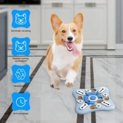 Honden Speelgoed Intelligentie – Hondenpuzzel - Interactieve Training – Voorkomt Verveling – 16 Vakjes – 11 Verplaatsbare Schuifjes - Denkspelletjes Voor Honden - Anti Schrokbak Hond – LumifyMe -Hondenbenodigdheden Korting 1200x1200 2115