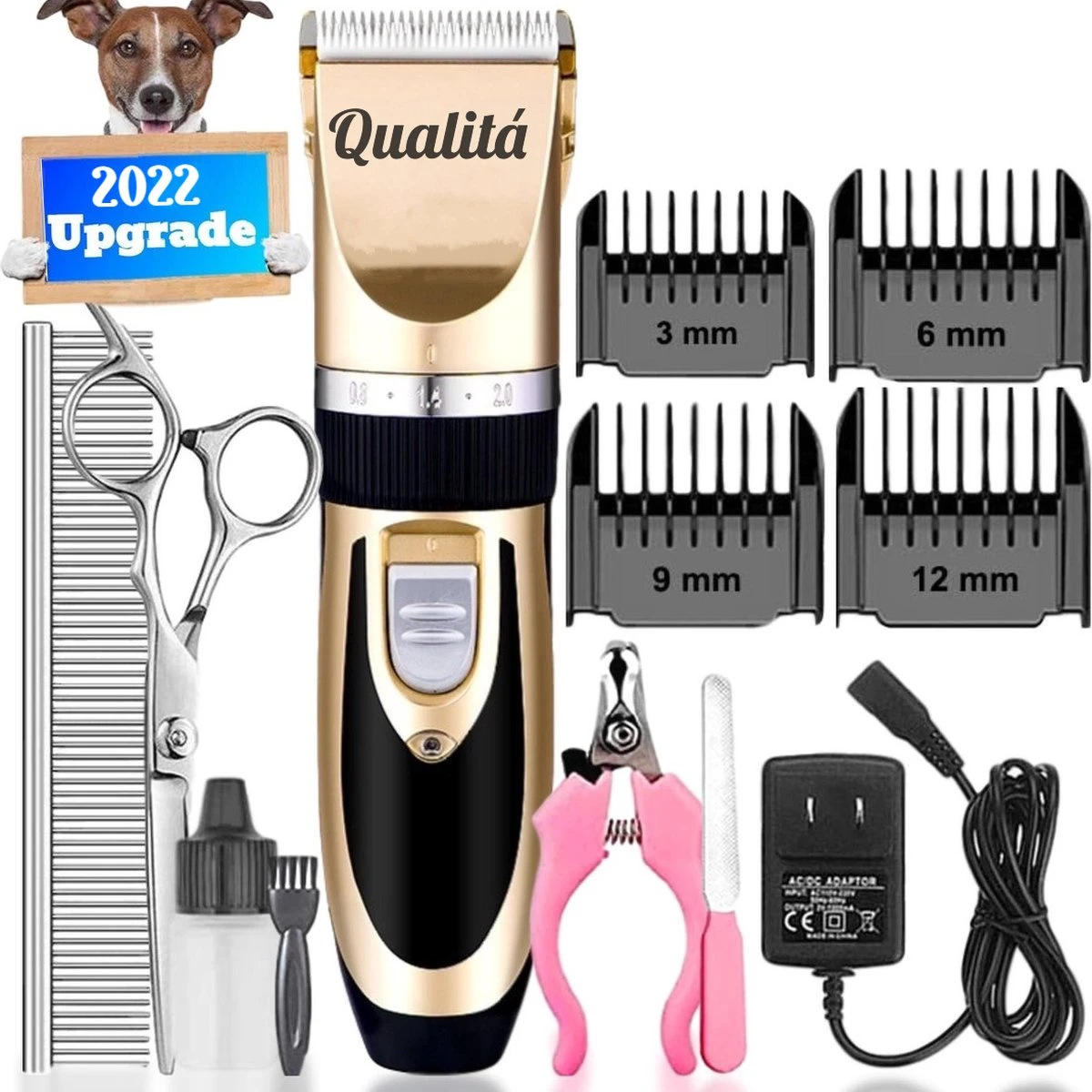 Merkloos Professionele Honden Tondeuse Set - Tondeuse Voor Huisdier Honden En Katten - Hondentrimmer - Hondentondeuse 1 Merkloos Professionele Honden Tondeuse Set - Tondeuse Voor Huisdier Honden En Katten - Hondentrimmer - Hondentondeuse