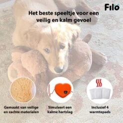 Filo Hondenknuffel Met Hartslag En Warmtebron - Hartslagknuffel Hondenspeelgoed Snuggle Puppy - Knuffel Met Hartslag - Heartbeat Knuffel Hond -Hondenbenodigdheden Korting 1200x1200 2208