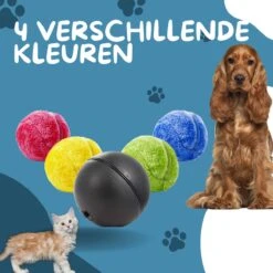 Merkloos Magic Roller Ball – Honden Speelgoed – Kattenspeeltjes - Honden Speeltjes - Kattenspeelgoed - INCLUSIEF BATTERIJ -Hondenbenodigdheden Korting 1200x1200 2253