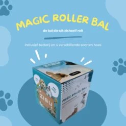 Merkloos Magic Roller Ball – Honden Speelgoed – Kattenspeeltjes - Honden Speeltjes - Kattenspeelgoed - INCLUSIEF BATTERIJ -Hondenbenodigdheden Korting 1200x1200 2254