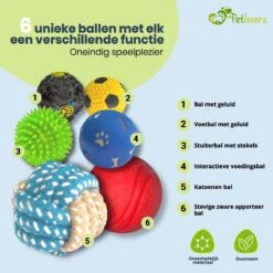 Petloverz Ballen Set - Honden Speelgoed - Intelligentie - Ballen - 6 Stuks 9 Petloverz Ballen Set - Honden Speelgoed - Intelligentie - Ballen - 6 Stuks -Hondenbenodigdheden Korting 1200x1200 2278
