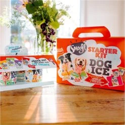 Smoofl Honden Lekkernij - Starter Kit Om Je Eigen Honden Ijs Te Maken, Kit Met 2 Ijsmixen Voor Honden, Pindakaas En Aardbei Smaak, Een Pootvormige Silicone Vorm - Voor 4 Hondenijsjes -Hondenbenodigdheden Korting 1200x1200 23