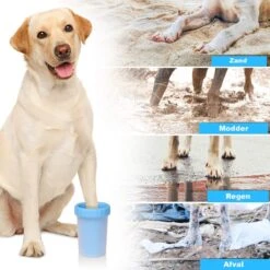 Merkloos Hondenpoot Reiniger - Hondenborstel - Borstel Hond / Kat - Hondenpoten Reiniger - Huisdier Poot Wassen - Borstel - Hondenverzorging - Verzorging Hond - Honden Wassen - Schoonmaak Borstel - Kattenborstel -Hondenbenodigdheden Korting 1200x1200 235