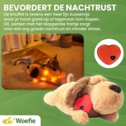 Woefie Hondenknuffel Met Hartslag - Puppyknuffel - Pluche- Puppy Speelgoed- Snuggle Puppy Xl- Knuffel Hond- Baby Knuffel- Knuffel Met Hartslag - Moederhond - Gratis E-Boek - Gratis Schroevendraaier -Hondenbenodigdheden Korting 1200x1200 2400