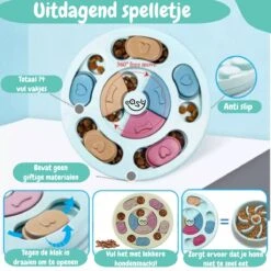 Hondenpuzzel Blauw - Honden Speelgoed - Honden - Hondenbrokken - Hondenspeelgoed - Interactief Spel Voor Honden - Intelligentie Spel - Snuffelmat - Snuffelmat Hond - Hondenspeeltjes - Intelligentie - Hond Speelgoed -Hondenbenodigdheden Korting 1200x1200 2424