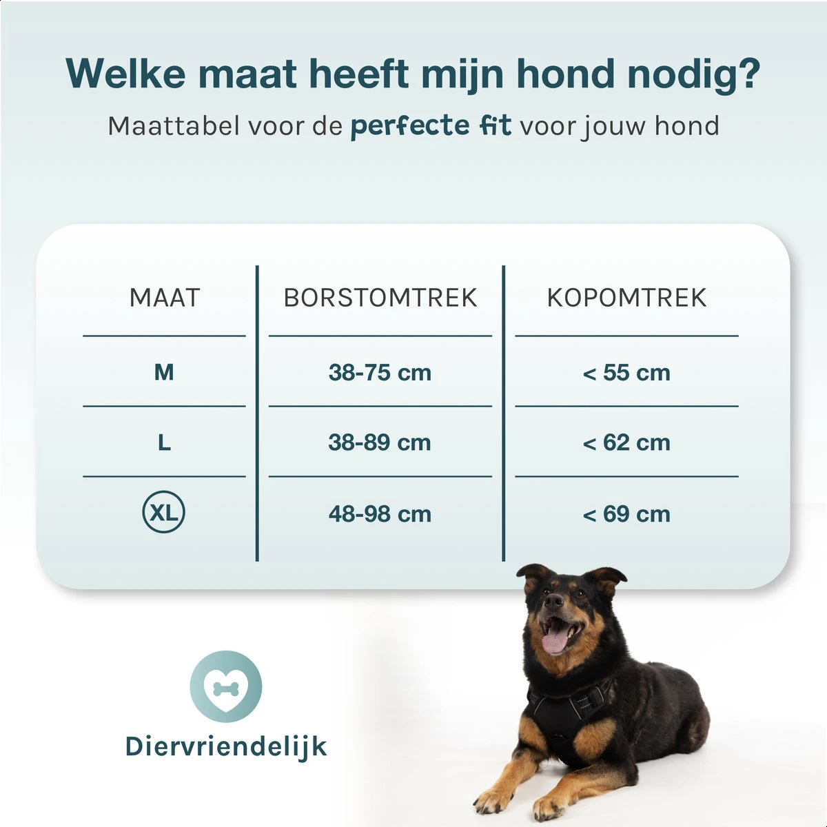 Hondentuigje – Hondenharnas - Anti Trek Tuig Hond – Y Tuig – Reflecterend – Zwart – Maat XL 5 Hondentuigje – Hondenharnas - Anti Trek Tuig Hond – Y Tuig – Reflecterend – Zwart – Maat XL - Afbeelding 5