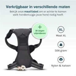 Hondentuigje – Hondenharnas - Anti Trek Tuig Hond – Y Tuig – Reflecterend – Zwart – Maat XL 13 Hondentuigje – Hondenharnas - Anti Trek Tuig Hond – Y Tuig – Reflecterend – Zwart – Maat XL -Hondenbenodigdheden Korting 1200x1200 2557
