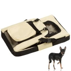 Autobench Nylon Bench Hond - Beige/Zwart - 68 X 41 X 51 Cm -Hondenbenodigdheden Korting 1200x1200 2598