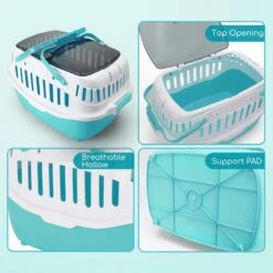 Nobleza 41WSI - Reisbench - Reismand - Transportbox - 58 X 40 X 42.5 Cm - Blauw -Hondenbenodigdheden Korting 1200x1200 2611