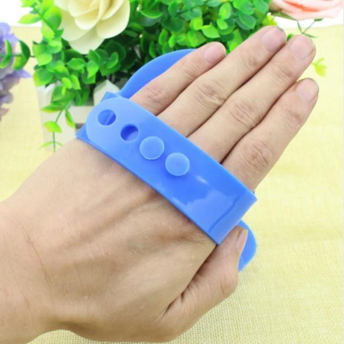 Merkloos Honden En Katten Borstel – Hand Borstel – Haar En Klitten Kam – Dieren Borstel – Blauw 2 Merkloos Honden En Katten Borstel – Hand Borstel – Haar En Klitten Kam – Dieren Borstel – Blauw - Afbeelding 2