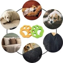 ALG-Shop - Haarverwijderaar Voor Huisdieren - 2 Stuks - Wasmachine Reiniger - Hondenhaar Verwijderaar Voor Wasmachine En Droger - Pluispootjes -Hondenbenodigdheden Korting 1200x1200 274