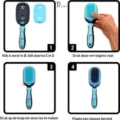 Petsify - Dierenborstel - Professionele 5 In 1 Hondenborstel - Voor Hond En Kat - Tweezijdig - Hondenkam - Kattenborstel - Kattenkam -Hondenbenodigdheden Korting 1200x1200 313