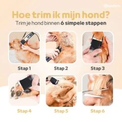 Woodoro Professionele 2-in-1 Hondentondeuse Voor Dikke Vacht – Draadloze Honden Tondeuse & Hondentrimmer – Stille Tondeuse Katten & Honden Trimset -Hondenbenodigdheden Korting 1200x1200 467