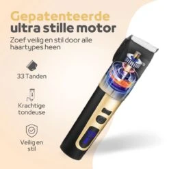 Woodoro Professionele 2-in-1 Hondentondeuse Voor Dikke Vacht – Draadloze Honden Tondeuse & Hondentrimmer – Stille Tondeuse Katten & Honden Trimset -Hondenbenodigdheden Korting 1200x1200 468