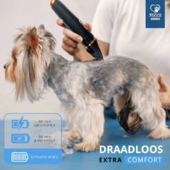 YE™ Professionele Dieren/honden Tondeuse Set Extra Krachtig - Honden Trimmer - Lang Of Kortharige Huisdieren Katten & Honden - Draadloos - Weinig Geluid -Hondenbenodigdheden Korting 1200x1200 476