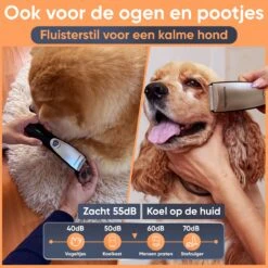Happysnoots Hondentondeuse Draadloos Voor Dikke Vacht - Tondeuse Hond & Kat - Hondentrimmer - Professioneel Dieren Tondeuse -Hondenbenodigdheden Korting 1200x1200 481