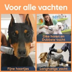 Happysnoots Hondentondeuse Draadloos Voor Dikke Vacht - Tondeuse Hond & Kat - Hondentrimmer - Professioneel Dieren Tondeuse -Hondenbenodigdheden Korting 1200x1200 485