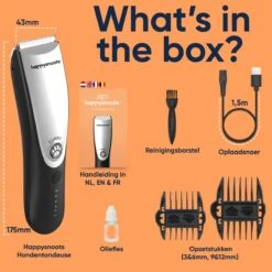 Happysnoots Hondentondeuse Draadloos Voor Dikke Vacht - Tondeuse Hond & Kat - Hondentrimmer - Professioneel Dieren Tondeuse -Hondenbenodigdheden Korting 1200x1200 486