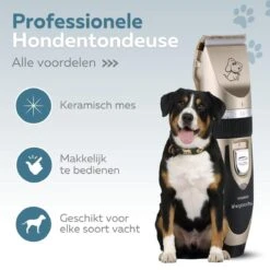 BYER Professionele Dieren Tondeuse Set - Voor Huisdieren Katten & Honden - Draadloos - Oplaadbare Pet Trimmer - Dog Tondeuze Clipper - 5 Standen & Vier Opzetkammen - Low Noise 14 BYER Professionele Dieren Tondeuse Set - Voor Huisdieren Katten & Honden - Draadloos - Oplaadbare Pet Trimmer - Dog Tondeuze Clipper - 5 Standen & Vier Opzetkammen - Low Noise -Hondenbenodigdheden Korting 1200x1200 504