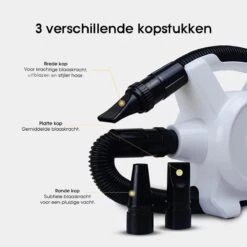 Hondenfohn - Waterblazer Met Draaiknop - 2400W Vermogen Met Warme En Koude Stand - Wit 25 Hondenfohn - Waterblazer Met Draaiknop - 2400W Vermogen Met Warme En Koude Stand - Wit -Hondenbenodigdheden Korting 1200x1200 525