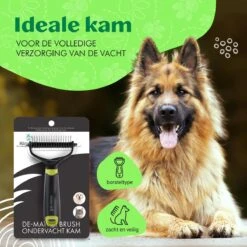 Mister Mill Professionele 2-Zijdige Ondervacht Kam Voor Hond En Kat – Honden/Kattenborstel – Klittenkam – 9,5 Cm. -Hondenbenodigdheden Korting 1200x1200 572