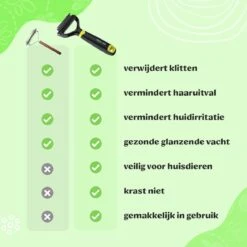 Mister Mill Professionele 2-Zijdige Ondervacht Kam Voor Hond En Kat – Honden/Kattenborstel – Klittenkam – 9,5 Cm. -Hondenbenodigdheden Korting 1200x1200 573