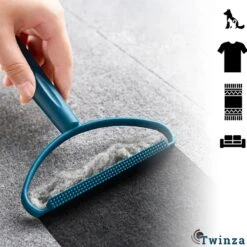 |Twinza®| Pluizenverwijderaar - Ontpluizer - Draagbare - Haarverwijderaar - Lint Remover - Verwijdert Pluisjes - Voor Tapijt - Wollen Kleding - Hondenhaarverwijderaar - Huisdieren -Hondenbenodigdheden Korting 1200x1200 582