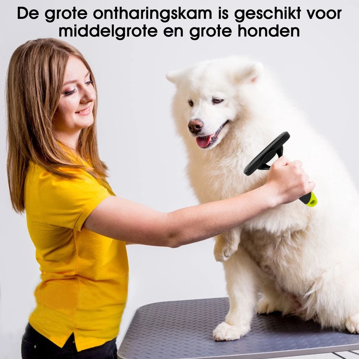 Mister Mill Trimhark - Hondenkam Kattenkam - Dierenkam 6,6 CM 7 Mister Mill Trimhark - Hondenkam Kattenkam - Dierenkam 6,6 CM - Afbeelding 7