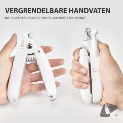 PETKIT® Professionele Dieren Nagelknipper - Nagelknipper Hond - Met LED - Met Vijl - Nageltang -Hondenbenodigdheden Korting 1200x1200 631