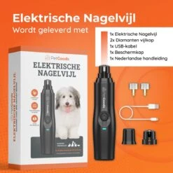 PetGoods Elektrische Nagel Vijl Voor Huisdieren - Incl. 2 Vijlen - Honden/Katten/Dieren - Draadloos -Hondenbenodigdheden Korting 1200x1200 640