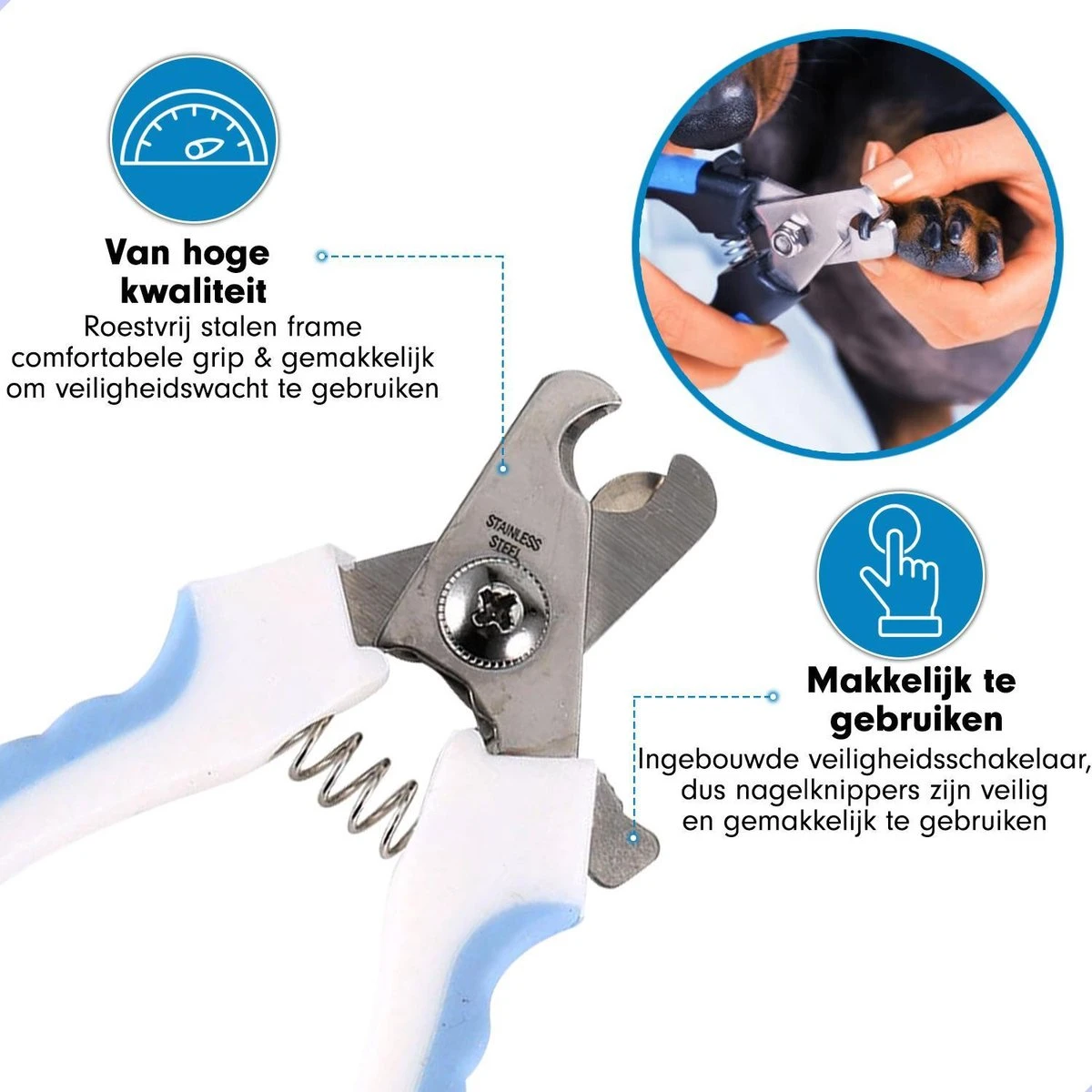 Professionele Nagelschaar|Nagelschaar Hond | Nagelschaar Kat| Nagelknipper Hond En Kat| Nagelknipper Kat| Nagelknipper Hond|NagelTang Dieren|Poot Verzorging 2 Professionele Nagelschaar|Nagelschaar Hond | Nagelschaar Kat| Nagelknipper Hond En Kat| Nagelknipper Kat| Nagelknipper Hond|NagelTang Dieren|Poot Verzorging - Afbeelding 2