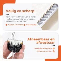 PetGoods Hondentondeuse - 10 Delige Set - Katten & Honden - Draadloos - Low Noise - Incl. Schaar, Nagelknipper, Vijl & Kam -Hondenbenodigdheden Korting 1200x1200 697