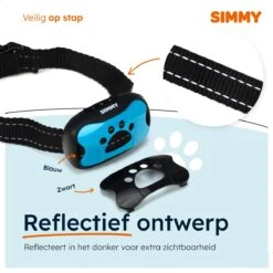 Simmy Anti Blafband - Diervriendelijke Opvoedingshalsband - Zwart En Blauw - Diervriendelijk - Zonder Schok - Anti Blaf Band Voor Grote En Kleine Honden 12 Simmy Anti Blafband - Diervriendelijke Opvoedingshalsband - Zwart En Blauw - Diervriendelijk - Zonder Schok - Anti Blaf Band Voor Grote En Kleine Honden -Hondenbenodigdheden Korting 1200x1200 716