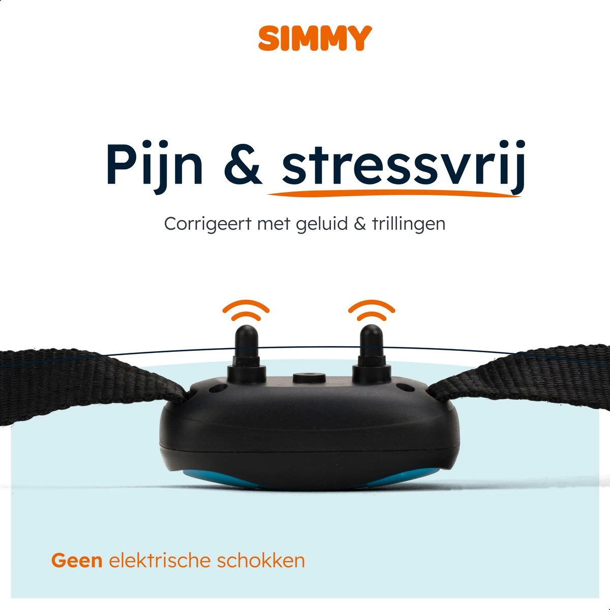 Simmy Anti Blafband - Diervriendelijke Opvoedingshalsband - Zwart En Blauw - Diervriendelijk - Zonder Schok - Anti Blaf Band Voor Grote En Kleine Honden 7 Simmy Anti Blafband - Diervriendelijke Opvoedingshalsband - Zwart En Blauw - Diervriendelijk - Zonder Schok - Anti Blaf Band Voor Grote En Kleine Honden - Afbeelding 7