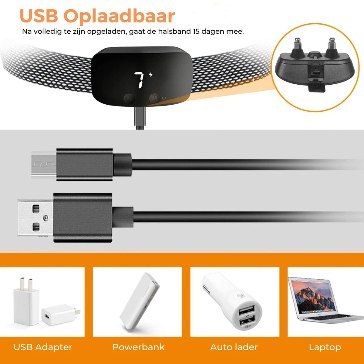 Amaeze Anti Blafband - Opvoedingshalsband Zonder Schok En Diervriendelijk – Blafband Voor Honden – Opvoedingshalsbanden - Voor Kleine En Grote Honden - Antiblafband Zonder Schok Waterdicht - Oplaadbaar - Vibratie En Audio 6 Amaeze Anti Blafband - Opvoedingshalsband Zonder Schok En Diervriendelijk – Blafband Voor Honden – Opvoedingshalsbanden - Voor Kleine En Grote Honden - Antiblafband Zonder Schok Waterdicht - Oplaadbaar - Vibratie En Audio - Afbeelding 6