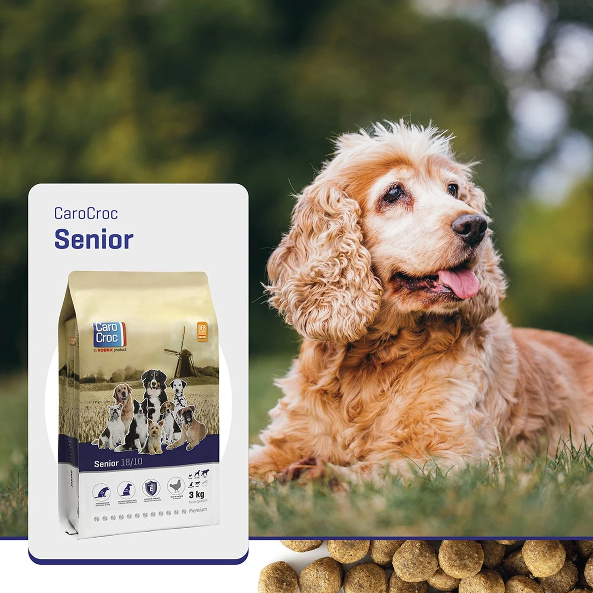 Carocroc Senior Silver 18/10 - Hondenvoer - 15 Kg 7 Carocroc Senior Silver 18/10 - Hondenvoer - 15 Kg - Afbeelding 7