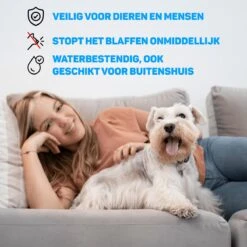 Vulpes Pets® Anti Blaf Apparaat Pro - Anti Blafband Voor Alle Honden - Luxe Hondentrainer - Diervriendelijk & Zonder Schok - Inclusief 9V Batterij - Waterbestendig - Ophangbaar - Instelbare Ultrasone Niveauregeling - 4 Standen -Hondenbenodigdheden Korting 1200x1200 769