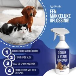 Petsly Odour & Stain Remover - Geurverwijderaars - Urine Vlekken Verwijderen Urinegeur Verwijderen Met Plantaardige Enzymen - 1L 10 Petsly Odour & Stain Remover - Geurverwijderaars - Urine Vlekken Verwijderen Urinegeur Verwijderen Met Plantaardige Enzymen - 1L -Hondenbenodigdheden Korting 1200x1200 817