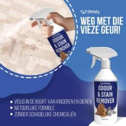 Petsly Odour & Stain Remover - Geurverwijderaars - Urine Vlekken Verwijderen Urinegeur Verwijderen Met Plantaardige Enzymen - 1L 12 Petsly Odour & Stain Remover - Geurverwijderaars - Urine Vlekken Verwijderen Urinegeur Verwijderen Met Plantaardige Enzymen - 1L -Hondenbenodigdheden Korting 1200x1200 818