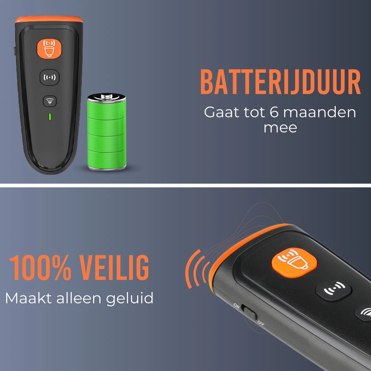 PetsBest AntiBlaf Apparaat - Diervriendelijk & Zonder Schok - Usb Oplaadbaar 2 PetsBest AntiBlaf Apparaat - Diervriendelijk & Zonder Schok - Usb Oplaadbaar - Afbeelding 2