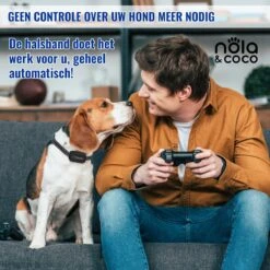 Nola & Coco® Oplaadbare Anti Blafband - 4 Kleuren - Zonder Schok - Waterdichte Diervriendelijke Blaf Halsband - Opvoedingshalsband - Voor Grote En Kleine Honden - Lichte Vibratie En Geluid - 3 Tot 60kg -Hondenbenodigdheden Korting 1200x1200 906