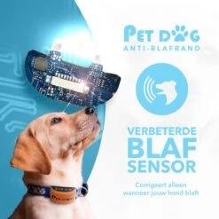 PET DOG® | Anti Blafband Voor Honden | 3 T/m 60 Kg | Oplaadbaar | Anti Blaf Band | Trainingsband | Vibratie En Geluid | Diervriendelijk | Shock Aan/uit Instelbaar -Hondenbenodigdheden Korting 1200x1200 912