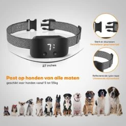 Salvano Anti Blafband - Blafband Voor Honden - Opvoedingshalsbanden - Voor Kleine En Grote Honden - Anti Blafband Zonder Schok- Oplaadbaar - Anti Blaf Apparaat - Blafband - Diervriendelijk -Hondenbenodigdheden Korting 1200x1200 932