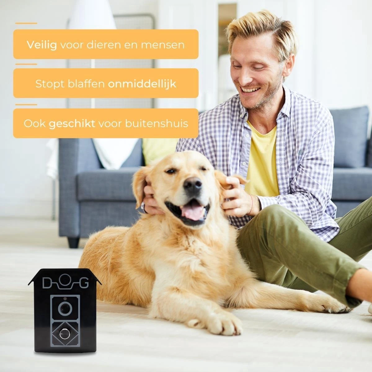 Merkloos Anti Blaf Apparaat Voor Honden - Alternatief Voor De Anti Blafband - Inclusief 9v Batterij & Nederlandse Handleiding - Diervriendelijk - Zonder Schok - Blafband Voor Honden - Zwart 5 Merkloos Anti Blaf Apparaat Voor Honden - Alternatief Voor De Anti Blafband - Inclusief 9v Batterij & Nederlandse Handleiding - Diervriendelijk - Zonder Schok - Blafband Voor Honden - Zwart - Afbeelding 5