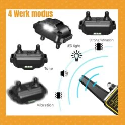 W&Z® Anti Blafband Inclusief Afstandsbediening- 3-60KG - Diervriendelijk - Zonder Schok - Vibratie/Audio/Licht - Anti Blaf Band - Water Bestendig 15 W&Z® Anti Blafband Inclusief Afstandsbediening- 3-60KG - Diervriendelijk - Zonder Schok - Vibratie/Audio/Licht - Anti Blaf Band - Water Bestendig -Hondenbenodigdheden Korting 1200x1200 964