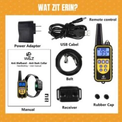 W&Z® Anti Blafband Inclusief Afstandsbediening- 3-60KG - Diervriendelijk - Zonder Schok - Vibratie/Audio/Licht - Anti Blaf Band - Water Bestendig 18 W&Z® Anti Blafband Inclusief Afstandsbediening- 3-60KG - Diervriendelijk - Zonder Schok - Vibratie/Audio/Licht - Anti Blaf Band - Water Bestendig -Hondenbenodigdheden Korting 1200x1200 965