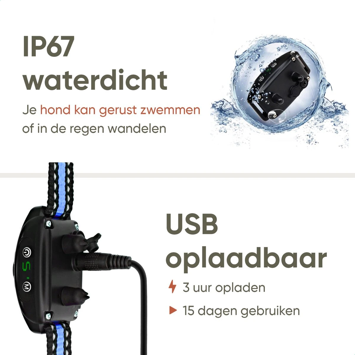 Premium Anti Blafband Apparaat Om Je Hond Snel En Effectief Te Laten Stoppen Met Blaffen - Diervriendelijke Opvoedingshalsband Zonder Schok - Trainingshalsband Voor Grote En Kleine Honden - Anti Blaf Apparaat - Correctie Halsband 7 Premium Anti Blafband Apparaat Om Je Hond Snel En Effectief Te Laten Stoppen Met Blaffen - Diervriendelijke Opvoedingshalsband Zonder Schok - Trainingshalsband Voor Grote En Kleine Honden - Anti Blaf Apparaat - Correctie Halsband - Afbeelding 7