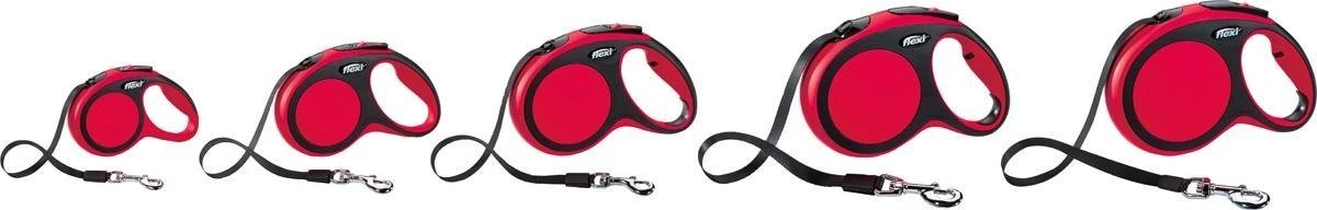 Flexi New Comfort Tape - Hondenriem - Rood - L - 5 M 3 Flexi New Comfort Tape - Hondenriem - Rood - L - 5 M - Afbeelding 3